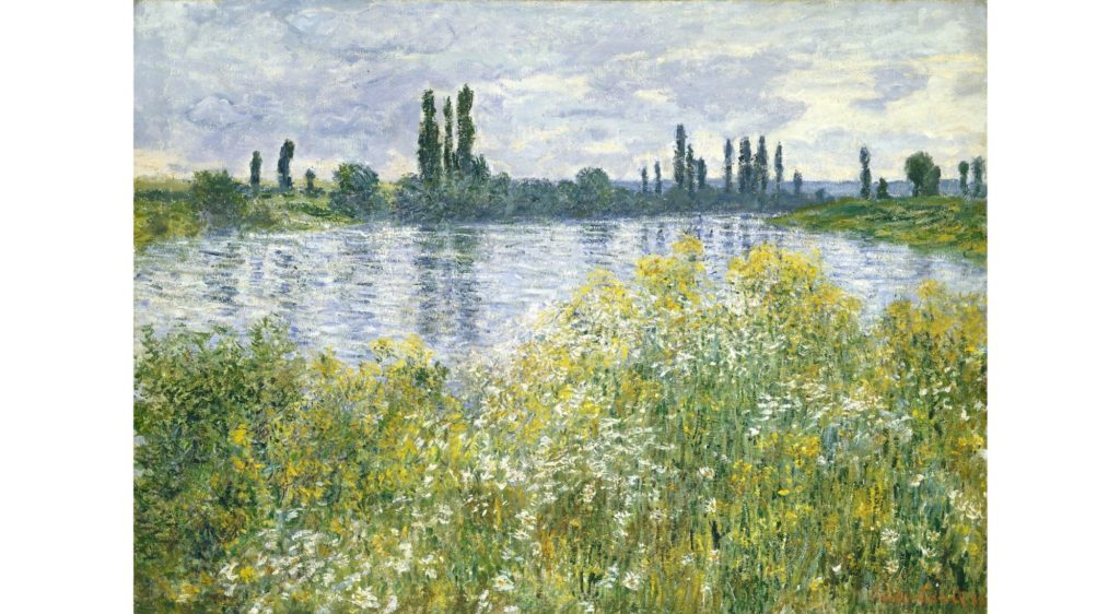 Claude Monet, Banks of the Seine, Vétheuil, 1880.