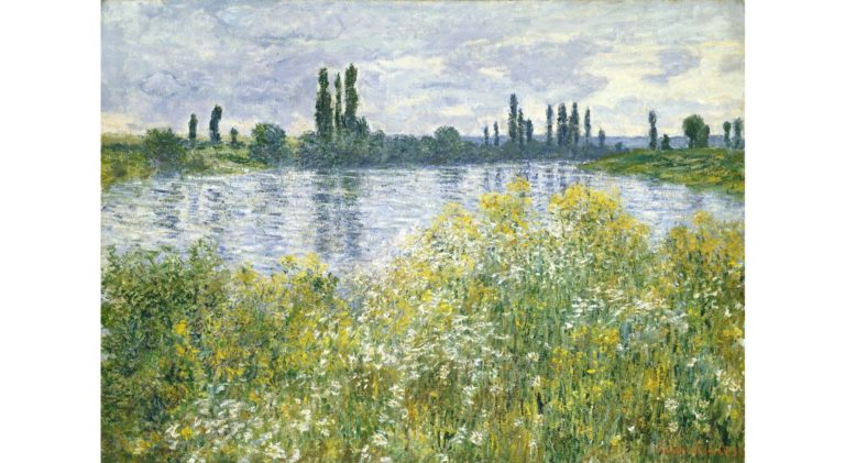 Claude Monet, Banks of the Seine, Vétheuil, 1880.